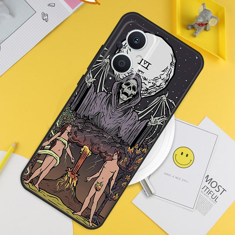 Occult Witchcraft Moon Gothic Witch For OPPO Reno 8T 7 8 Lite 10 11 12 13 14 Pro 11F 12F 13F 14F OPPO Find X8 X5 X6 Pro Case