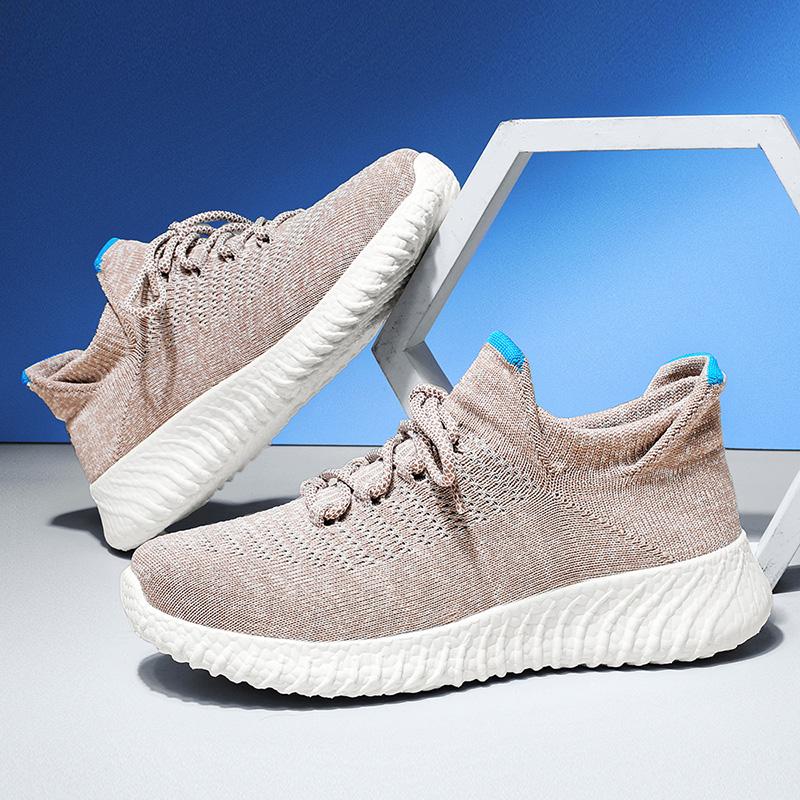 Обувь большого размера. Легкие дышащие летающие носки. Обувь для пар. Повседневная — фото 15