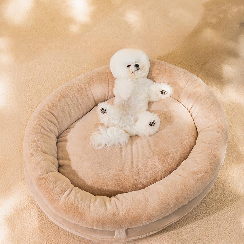 New Dog Kennel  Autumn Warm Dog and Cat Kennel  Small Dog Teddy Panda Cat Bed Winter Pet Mat