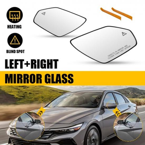 For Hyundai Elantra -2025 Heated View Mirror Glass W/ Blind Spot Left Right