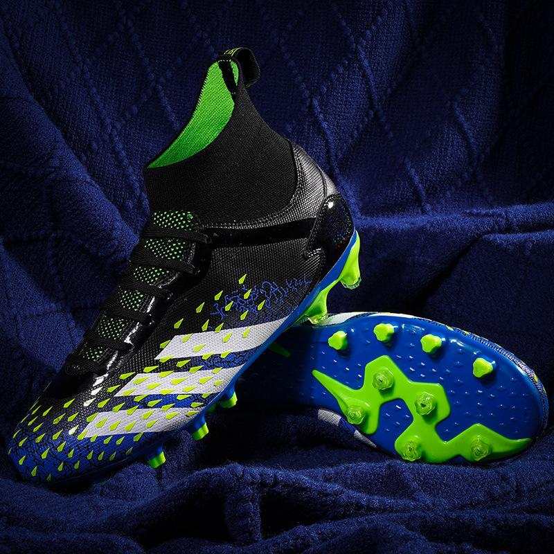 906 High-Top Fußballschuhe Erwachsene Jugend Schüler Lange Nägel Tf Gebrochene Nägel Flacher Boden Ag Herren- und Damensport-Trainingsschuhe