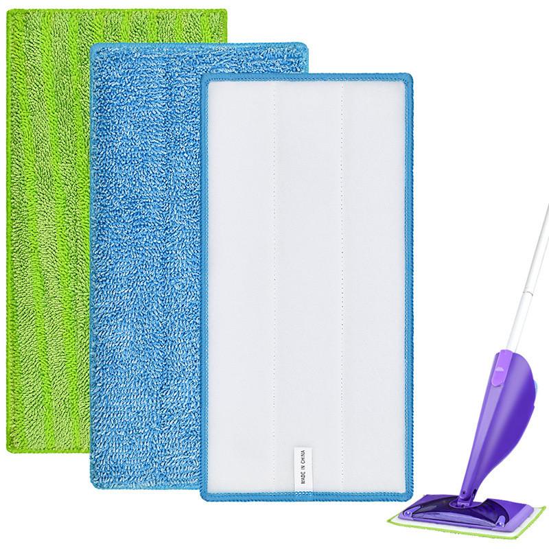 Washable Absorbing Microfiber Pad Compatible With Flash Power Mop Cleaning Floor