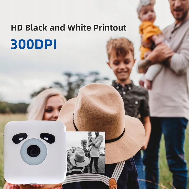 Mini Drukarka Fotograficzna Bezprzewodowa Wysoka Jakość