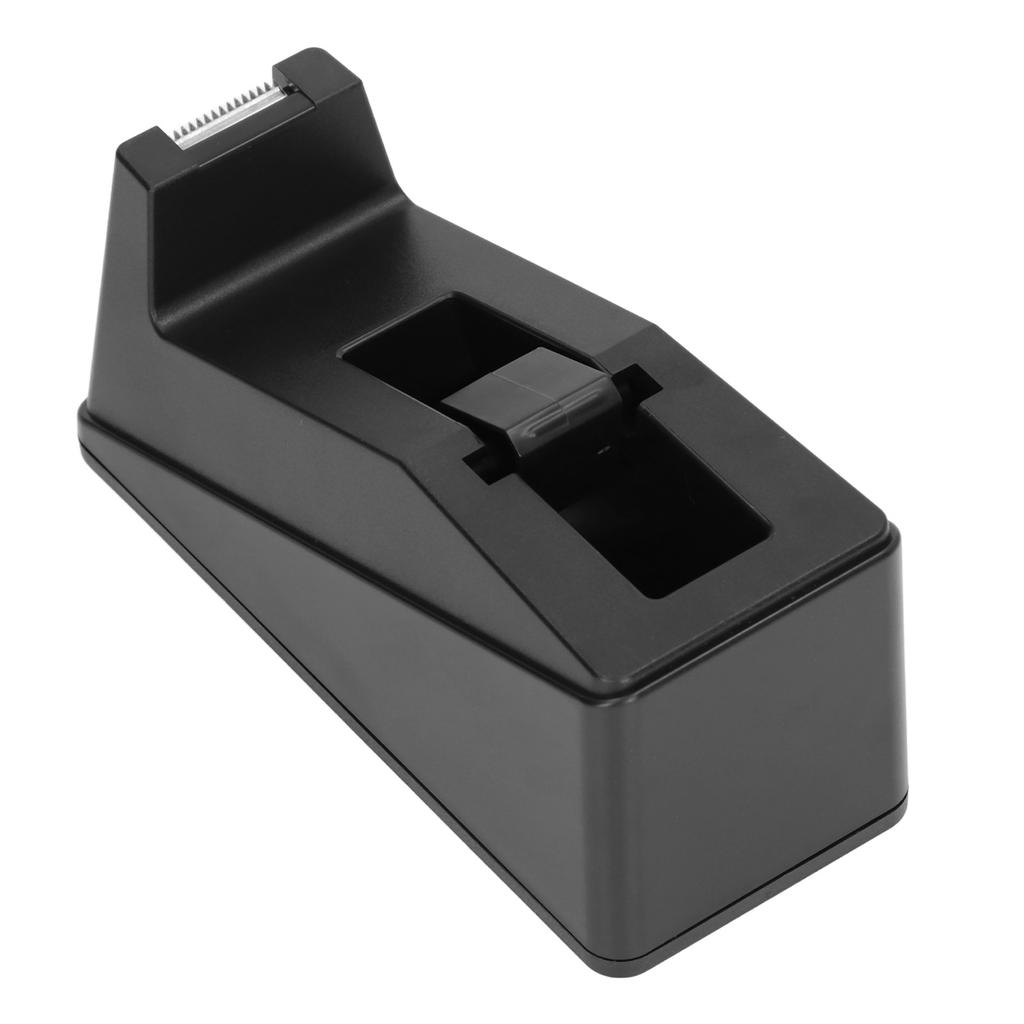 Tape Dispenser Large Black Desktop Anti Slip Rust Resistant Stainless Steel Blade Tape Dispenser Cut