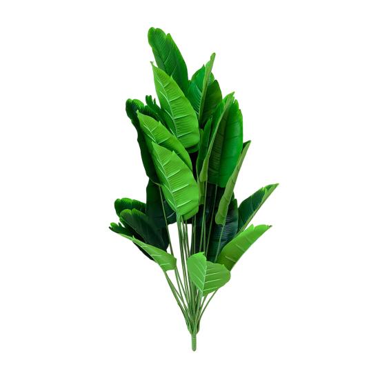 Faux Plantain Plant Artificial Banana Leaf Tree Realistic Fake Greenery
