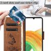 For Samsung Galaxy A16 5G/A16 4G Case Butterflies Flower Leather Wallet Flip Phone Cover
