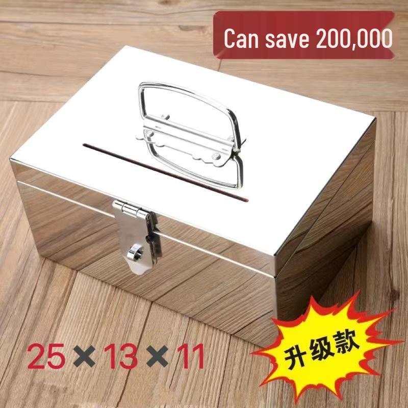 Extra Thick 304 Stainless Steel Password Money Bank Safe