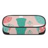 Pencil Case 300D Polyester Large Capacity Zipper Closure with Mesh Pocket Removable Divider and Pen Slots for Everyday Study