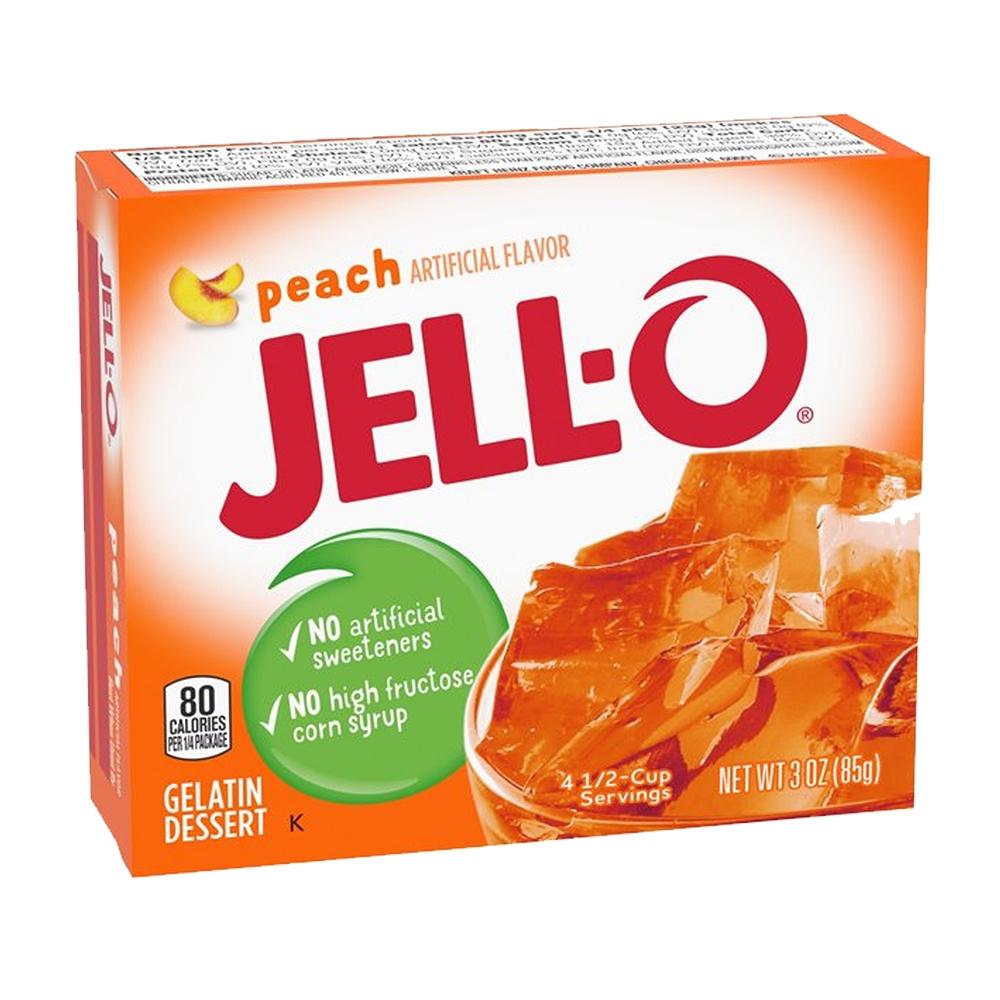 Jello Gelatin Powder Peach 85G