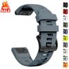 Quick Fit 22mm 26mm Silicone Strap for Garmin Fenix 8 51mm 47mm Fenix 7 7X 6 6X Pro/Epix Pro Gen 2/Fenix 5 5X Fenix 3 Band