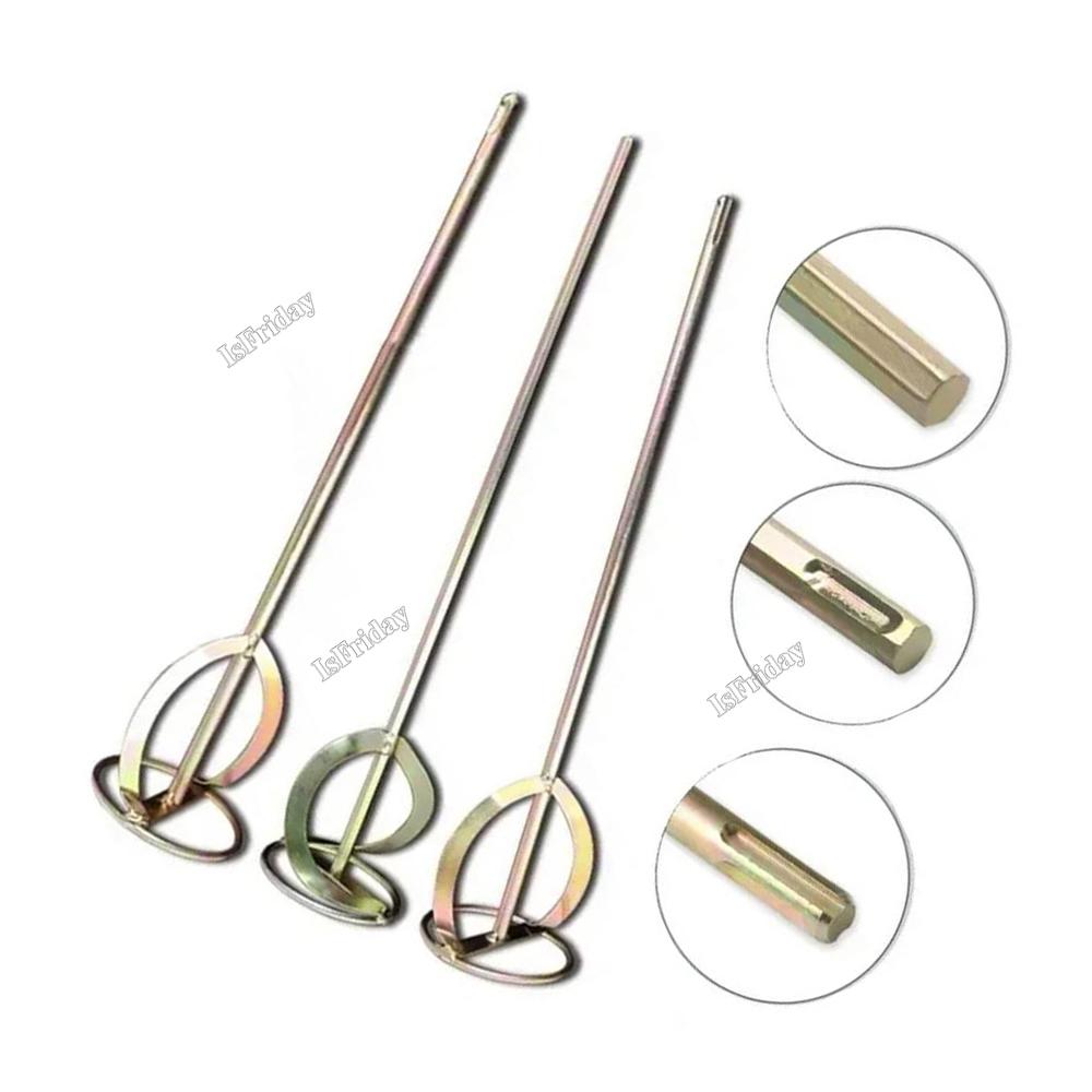 Míchací tyč na cement Míchadlo Vrtačka Míchací tyč na barvu Míchací pádlo na sádru Maltu Prášek na tmel Nátěr Barva Elektrické míchadlo Hlava tyče