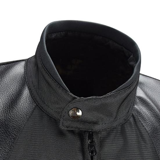 Racing Suit Anti-fall Protective Long Sleeve Stand Collar Breathable Mesh All-season Men Women