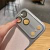 Kristallglas Linse Große Fenster Glitzer Handyhülle für Für Iphone 1 14 13 17 16 Pro Max Glänzender Schimmer Stoßfeste Kamera Schutz Abdeckung