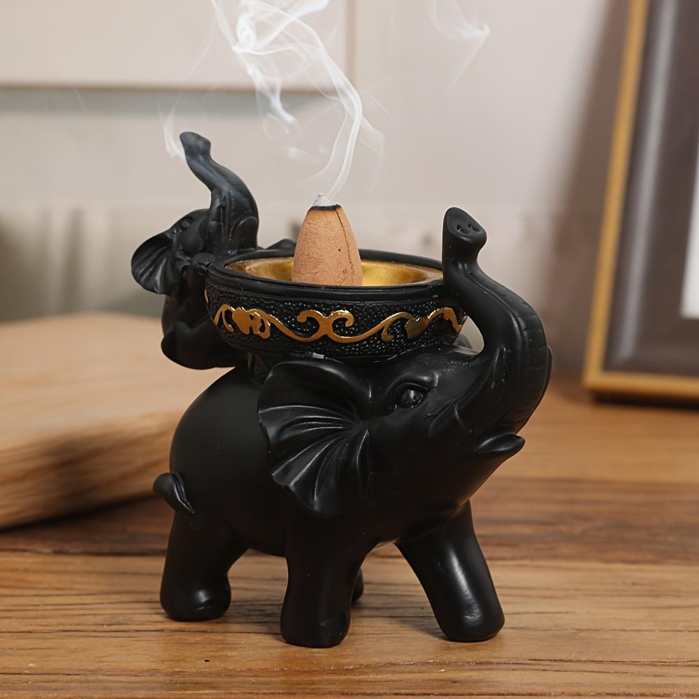 A Decorative Piece in The Shape of an Elephant Incense Holder