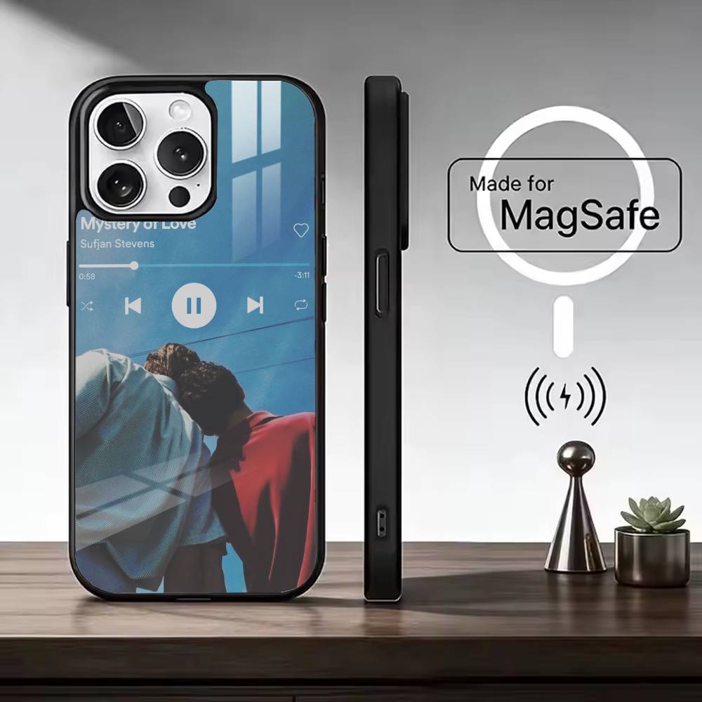 C-Call Me by Your N-Name Phone Case For iPhone17,16,15,14,13,12,11 Plus,Pro Magnetic For Magsafe Wireless Charging