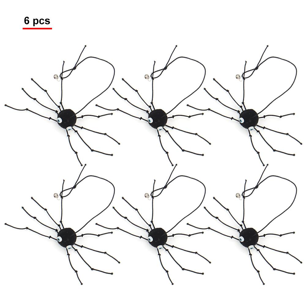 6pcs Simulation Long Legs Spider Cat Toys Replacement Head Of Cat Teaser Stick Fun Pet Toy