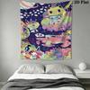 OMORI Theme Pattern Home Decor Tapestry, Wall Hanging, Decorative RV Wall Cloth.XGT0914176