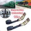 Outdoor Binding Straps With Ratchet Tensioner Self-Locking Binding Fixed Brake Rope Bundle Multi-Purpose
