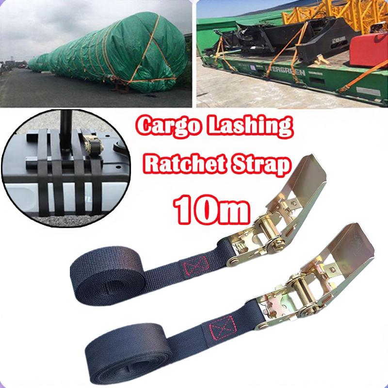Outdoor Binding Straps With Ratchet Tensioner Self-Locking Binding Fixed Brake Rope Bundle Multi-Purpose
