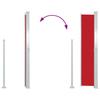 Retractable Side Awning 160x500 Cm Red