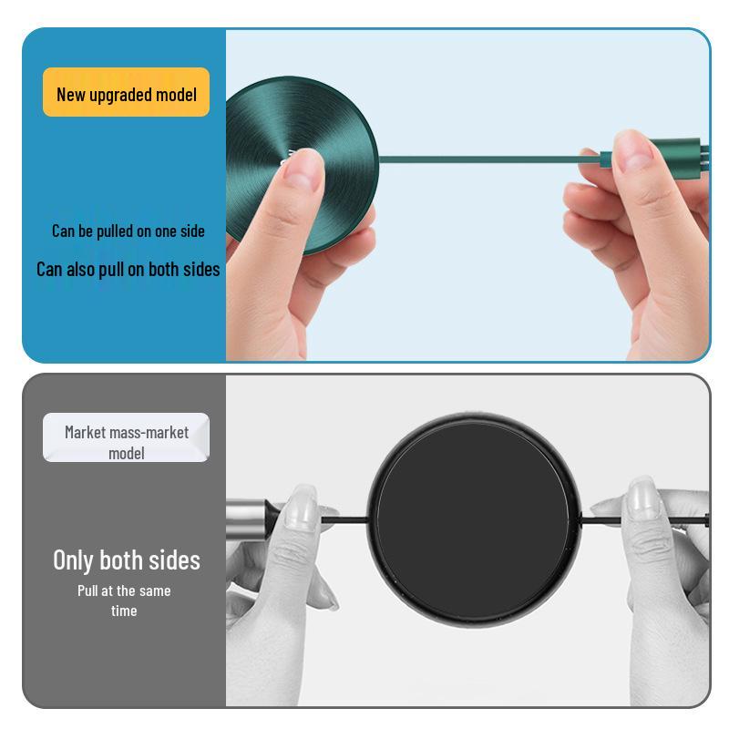 3-in-1 100W Fast Charging Cable, Compatible with Apple and Huawei, 6A Single Pull Design