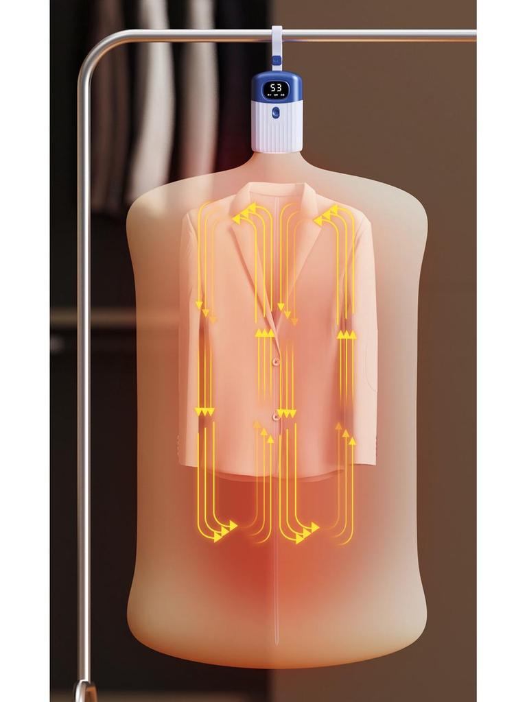 Portable Quick-Dry Mini Smart Dryer with Automatic Mite Removal and Sterilization