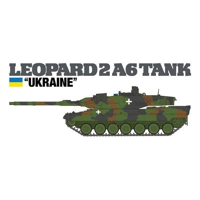 TAMIYA - Maquette Char Leopard 2 A6 Tank Ukraine Tamiya 25207 1/35ème Maquette Char Promo - Ref : 13831