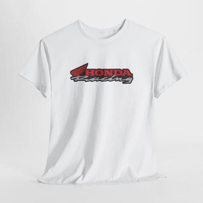 Honda Racing Motocyklové tričko – Unisex bavlněné tričko pro bikery pro muže ženy fanoušky