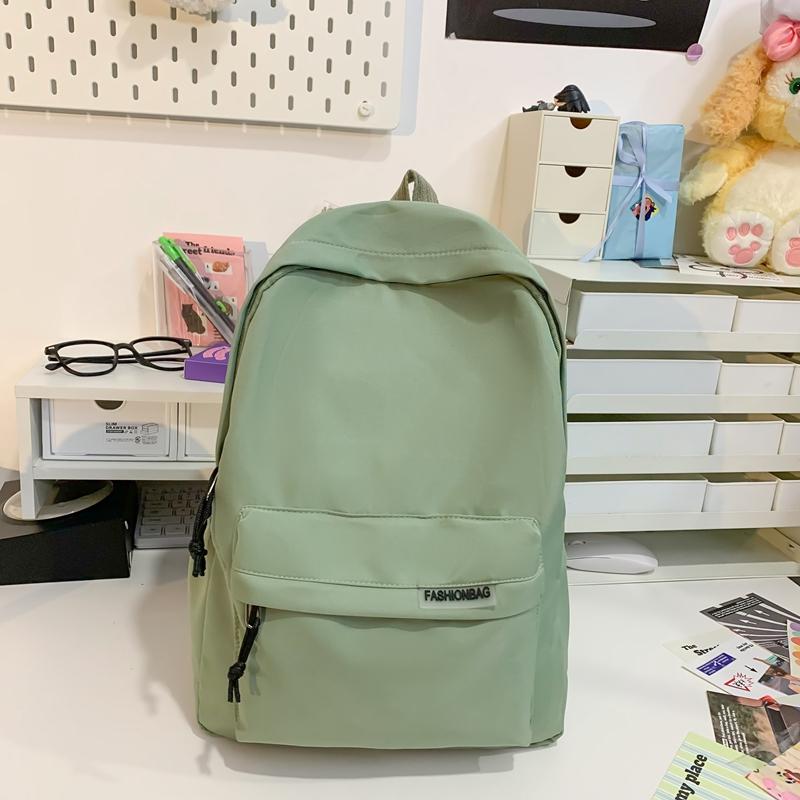 Rucsac de culoare solidă Rucsac de călătorie de mare capacitate pentru femei