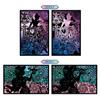 Gakken Healing Scratch Art for Adults Disney Princess Stained Glass Q750771