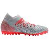 Puma Future 4.1 Comfortable Versatile MG (Rubber Short Studs) Soccer Shoes Men Soccer Shoes Gray Orange 105678-01