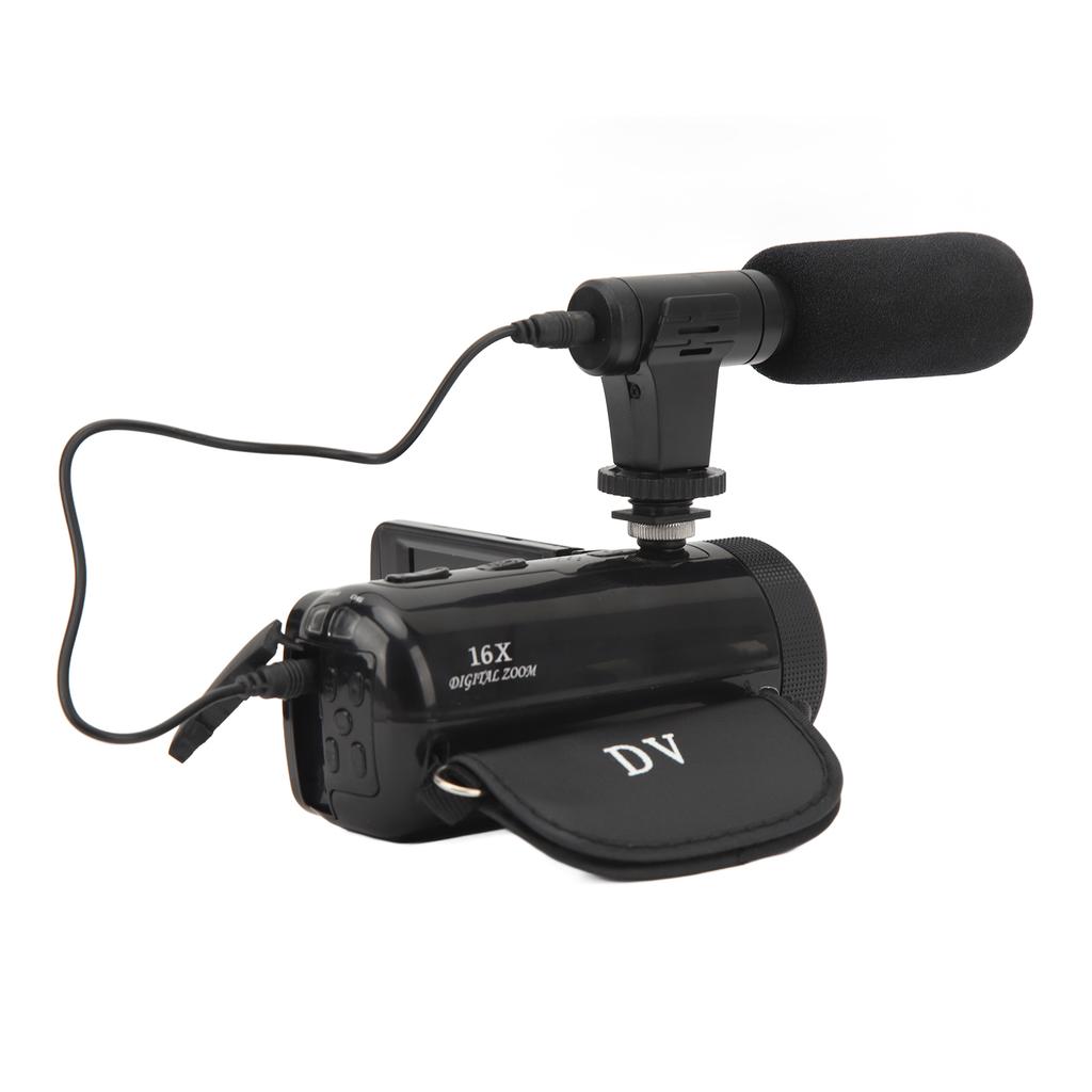 HD 1080P 16MP Portable Vlogging Camera Recorder 16X Zoom Digital Video Camera Camcorder Audio Video Recording DV with