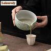 Kreatives Sternenhimmel-Punkt-Teeservice Komplettes Set Japanisches Matcha-Schneebesen-Set Kit Teepinselständer Teebestellungswerkzeuge Küchenbedarf