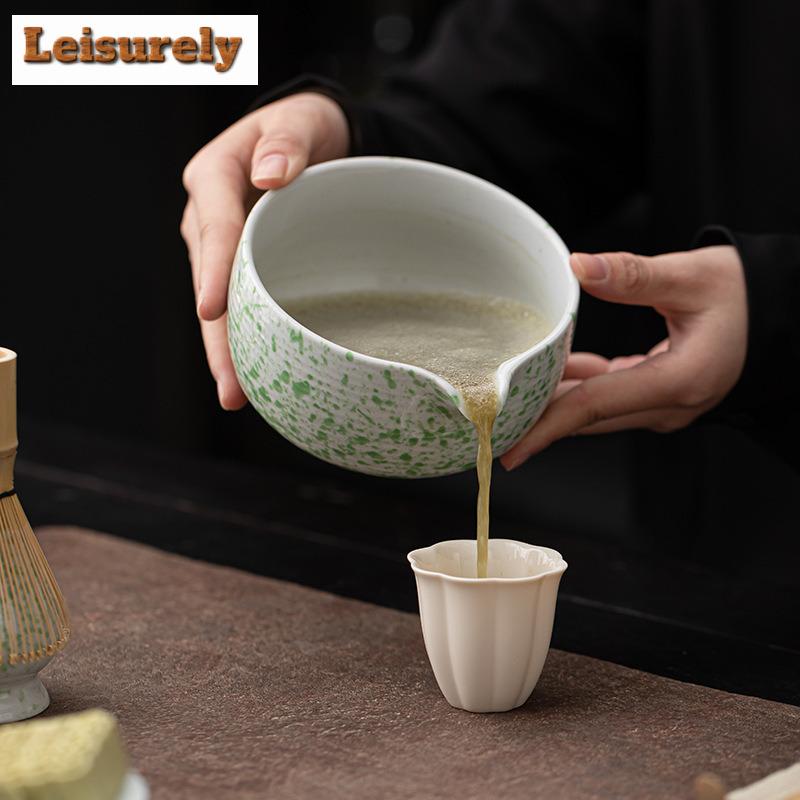 Kreatives Sternenhimmel-Punkt-Teeservice Komplettes Set Japanisches Matcha-Schneebesen-Set Kit Teepinselständer Teebestellungswerkzeuge Küchenbedarf