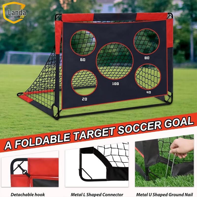 Landa Portable 2-in-1 Soccer Goal & Net