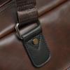 Korean Style Men's Crazy Horse Leather Crossbody Travel Bag - Large Capacity, Casual Shoulder Handbag