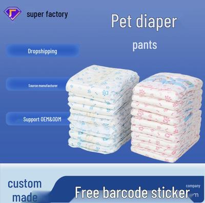 Color-Changing Leak-Proof Pet Diapers: Male & Female Dog Physiological Pants