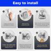 Stainless Steel Suction Hook for Bathroom Kitchen Adhesive Wall Hook Waterproof Rustproof