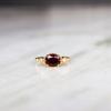Natural Garnet Handmade Jewelry 925 Sterling Silver Silver Ring Gemstone Jewelry