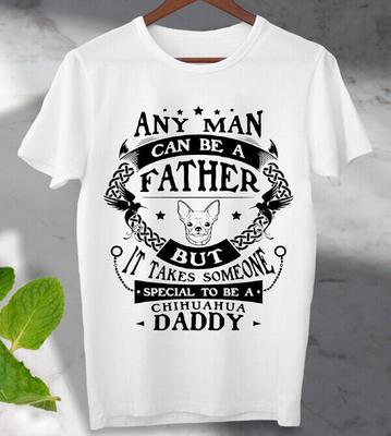 T-shirt Chihuahua Papa Père Chien Animal Drôle Haut T-shirt Cadeau Idéal