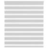 VidaXL Store Zebra Light Grey Fabric Width 120.9 Cm Polyester, Zebra Roller Blind, Zebra Blind for Window, Blind 4014422