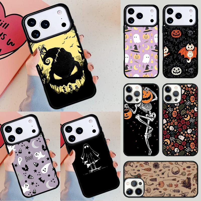 Halloween Phone Case For iPhone 17 Air 14 15 13 12 Max Cover For Apple 14 15 16 16e 11 Pro Max Plus