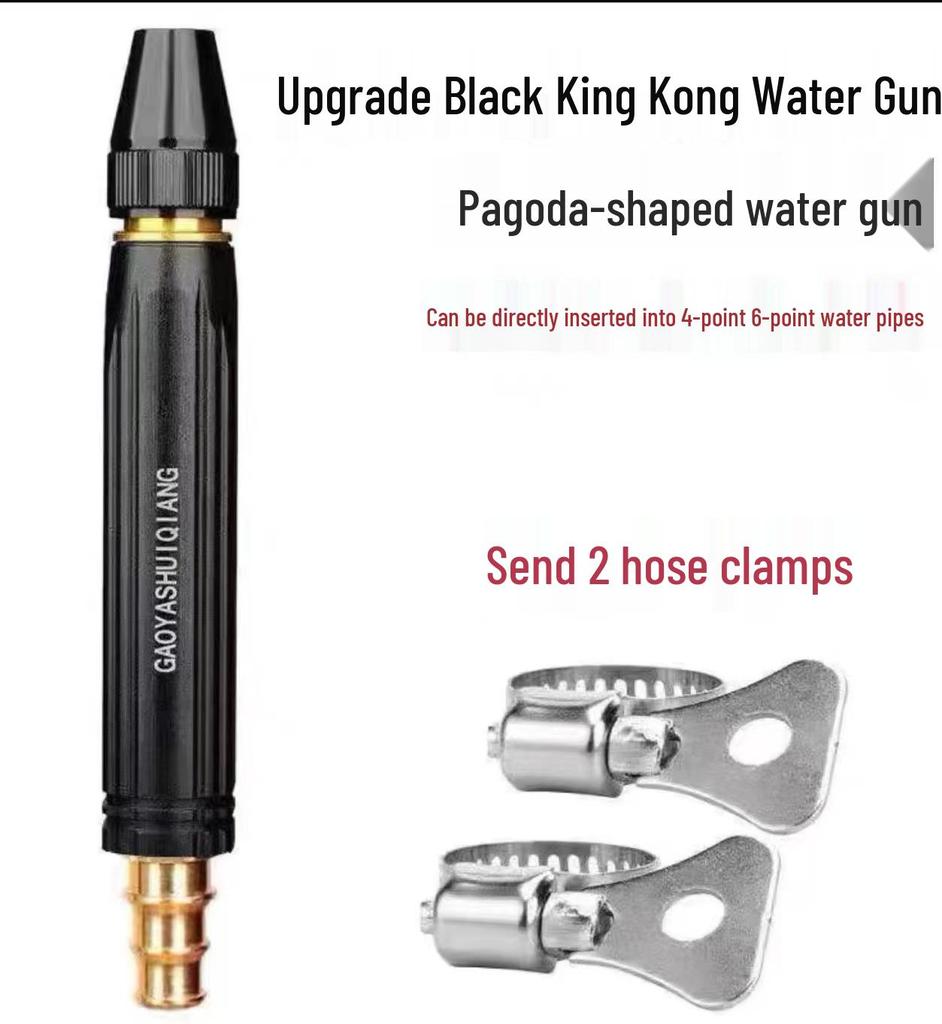 High-Pressure Car Wash and Garden Watering Hose Nozzle (1/2", 1/4", 3/4")