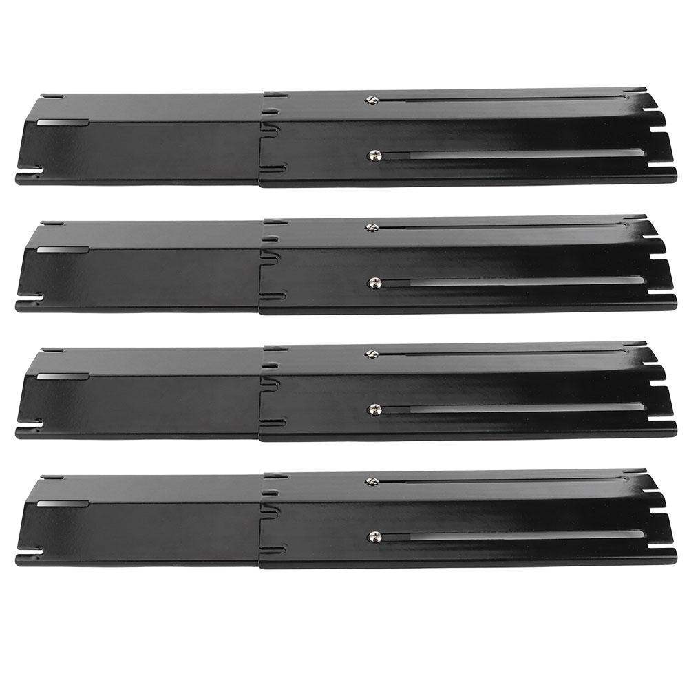 4 Sets Adjustable Grill Heat Plate Shield Heat Tent Replacement Parts Fit for Brinkman BBQ Gas Grill