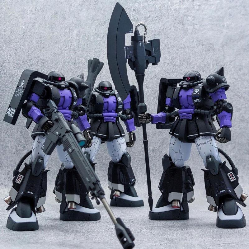 HG 1/144 GTO ZAKU Black Tri-Stars Mark Rabbit Mk-II Assemble Model Kit Mecha Doll Decorate Boys' Puzzle Toys Gift Collectible