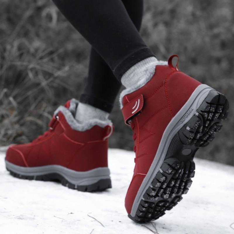Snow Boots Shoes for Men Women 2025Winter Thicken Warm Waterproof  Ankle Boots Platform Anti Slip Mom and Dad Plush Cotton Shoes