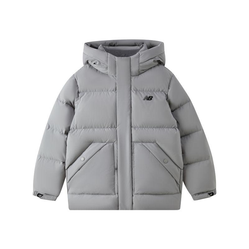 New Balance Kids Down Jackets Hooded Moderate 7PF4Z133-GR 150