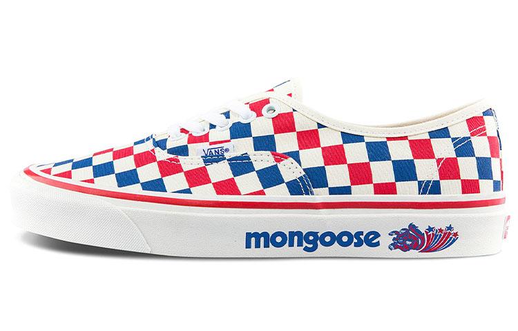 Оригинальные Our Legends x Authentic Vans 44 Dx Mongoose - Красно-синяя клетка VN0A4BVYRDB 36