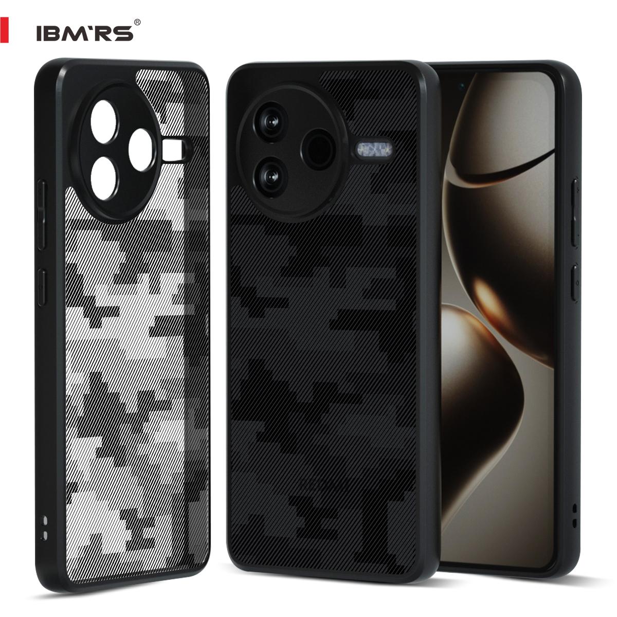 

(В комплекте ремешок на запястье)Чехол IBMRS для Xiaomi Redmi K80, противоударный чехол для телефона, устойчивый к желтизне, прозрачная задняя крышка, устойчивая к царапинам