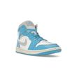 Air Jordan 1 Mid Dark Powder Blue Women Sneakers Summit-Grey White BQ6472-400